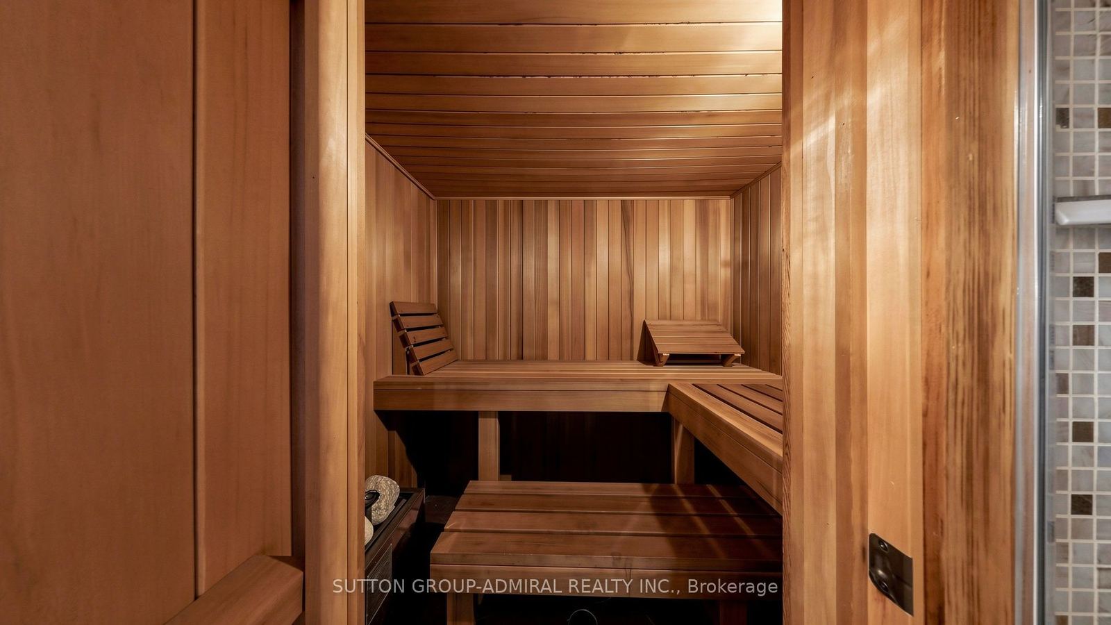 Cedar sauna